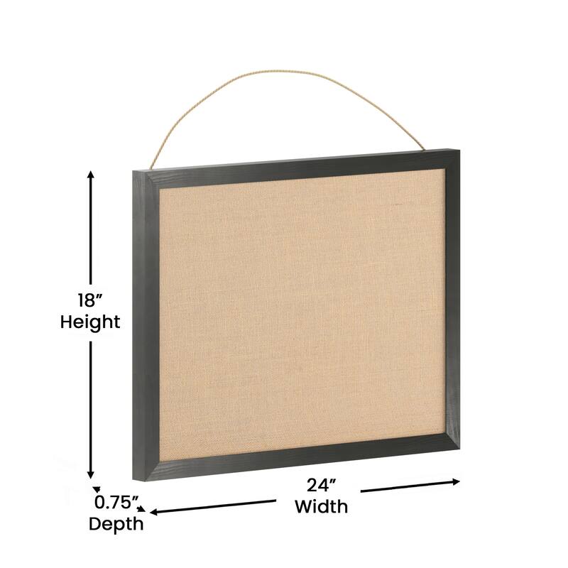 Commercial Wall Mount Linen Board with Wooden Push Pins