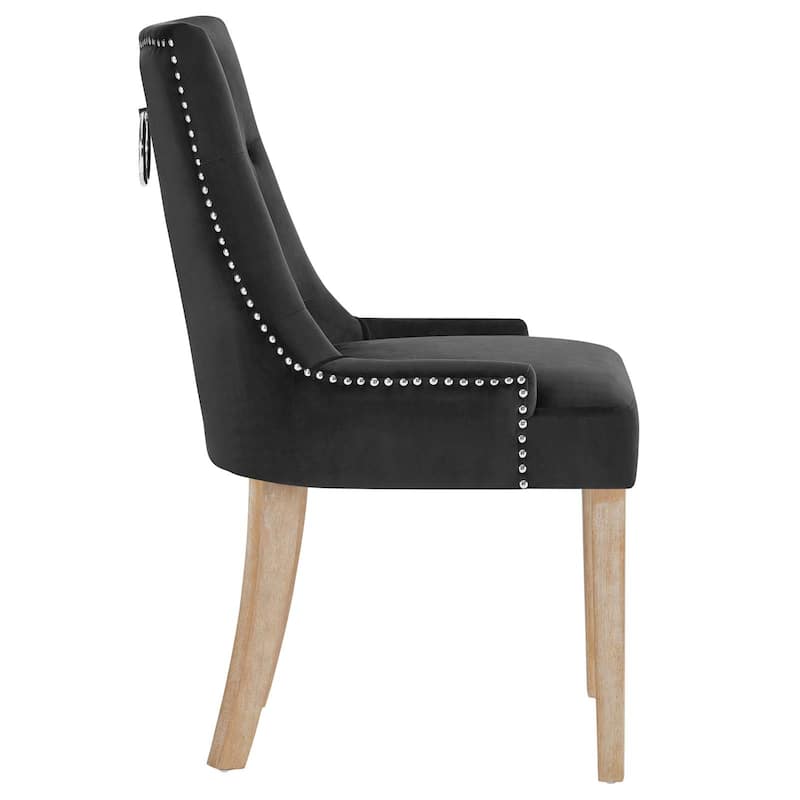 Copper Grove Vodice Vintage Velvet Dining Chairs (Set of 4)