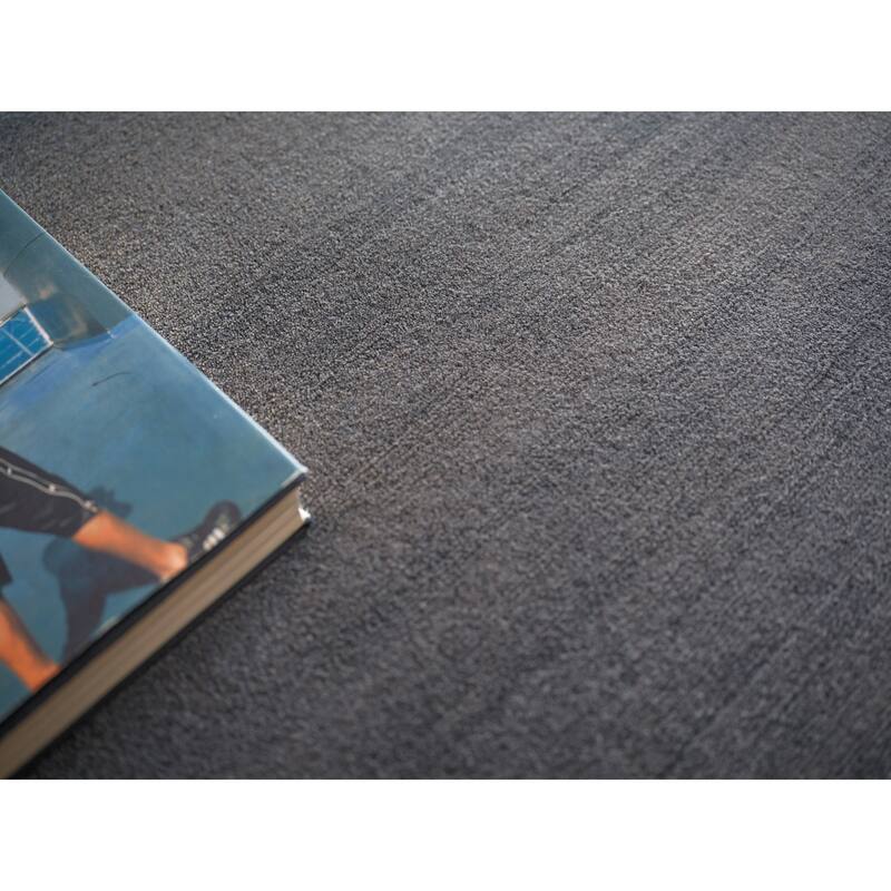 Velutto Modern Handmade Silky Nylon in Gray Area Rug
