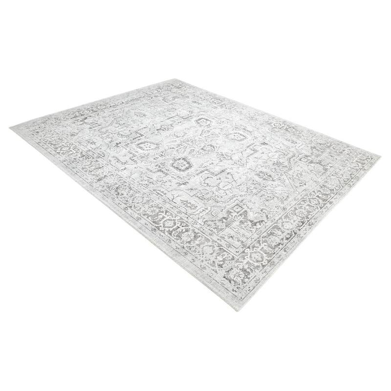 Overton Handmade Modern Contemporary Floral Area Rug