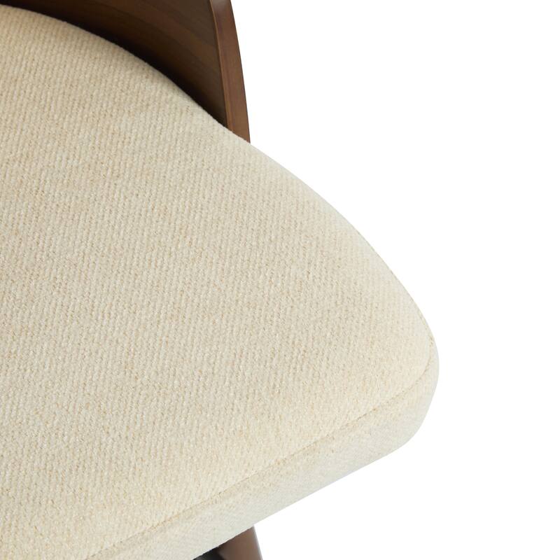 Como Indoor Wood Barstool, With Upholstery, Set Of 2