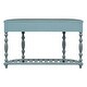 preview thumbnail 26 of 42, Vintage Curved Console Table Sofa Table Entryway Table with 4 Drawers and Bottom Shelf