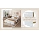 preview thumbnail 4 of 15, Full Size Bed with Twin Size Trundle Bed and 2 Drawers, Wooden Platform Bed Frame with Headboard for Girls Boys Teens Adults