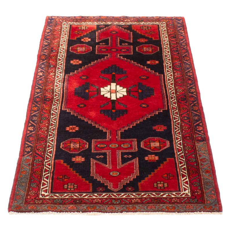 ECARPETGALLERY Hand-knotted Anadol Red Wool Rug - 3'5 x 6'3
