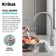 preview thumbnail 60 of 149, Kraus 2-Function 1-Handle 1-Hole Pulldown Sprayer Brass Kitchen Faucet