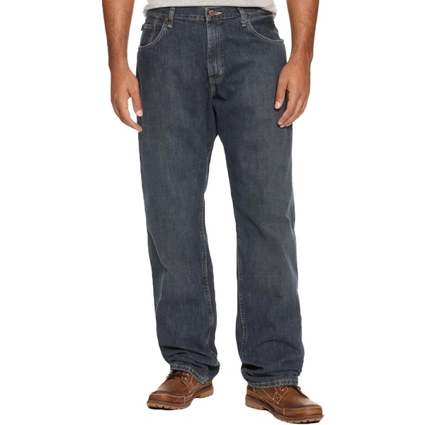 Nautica Mens Big & Tall Anchor Straight Leg Jeans Dark Wash Relaxed Fit. Opens flyout.