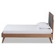preview thumbnail 3 of 17, Roze Mid-Century Modern Wood Platform Bed in Twin Size