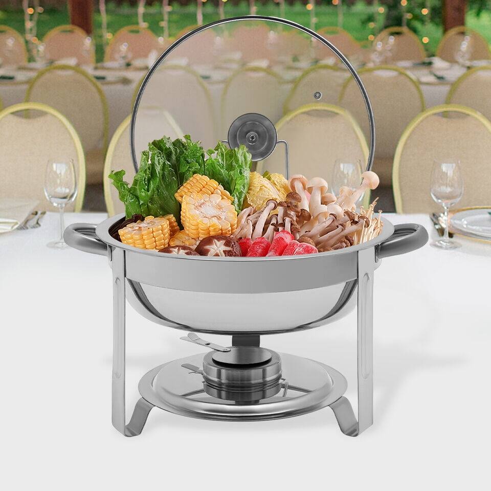 Stainless Steel 5 Qt Round Chafing Dish Bed Bath & Beyond 39863783
