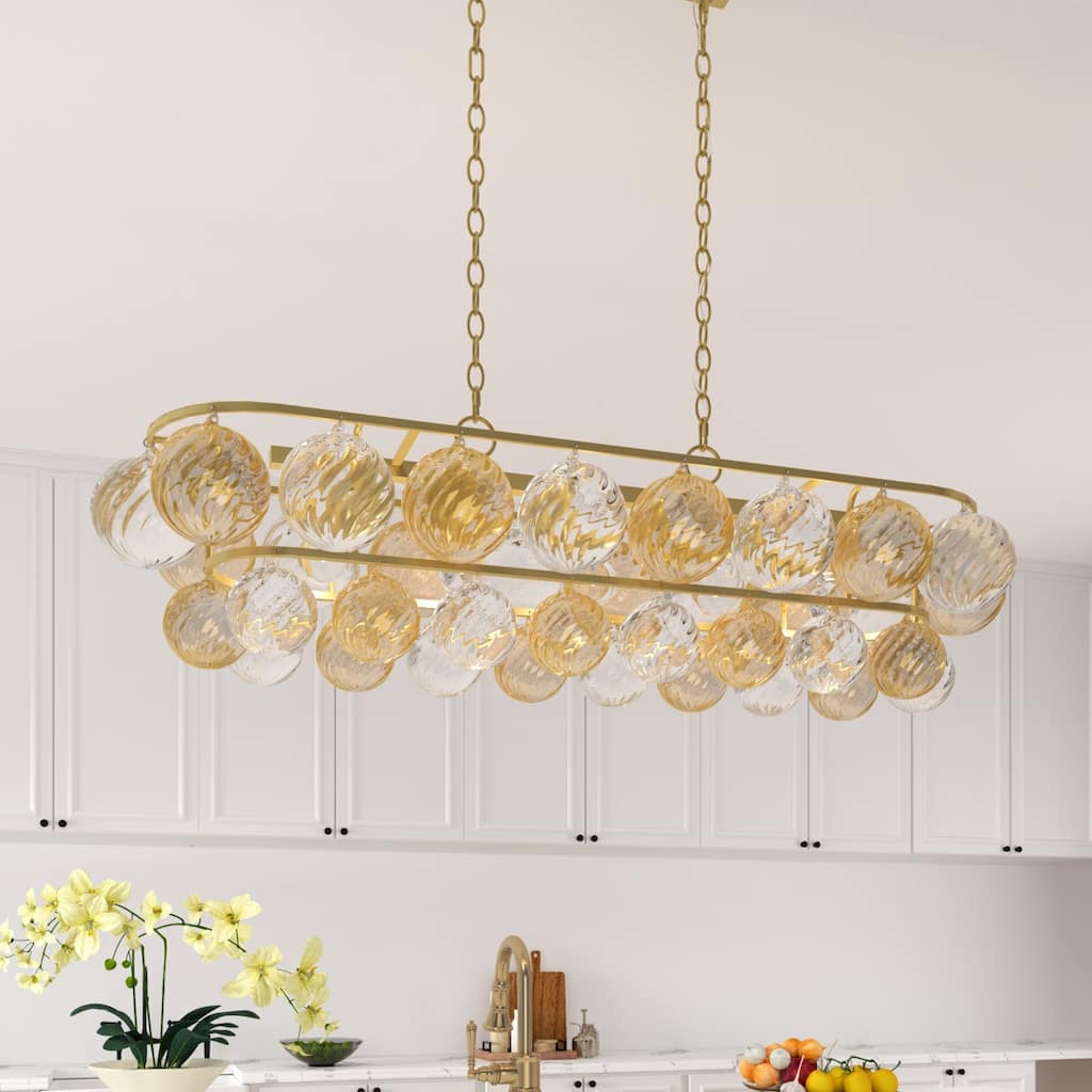Acroma 5 - Light Dimmable Bubble Dining Room Chandelier