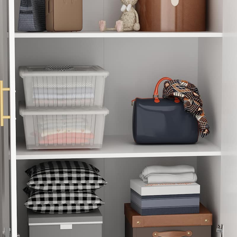 Armoires Wardrobes Hanging Drawers Home Storage Cabinet Combo Dresser