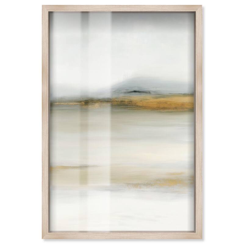 Misty Expanse II Shadowbox by Art Remedy - Natural - 10" x 15"