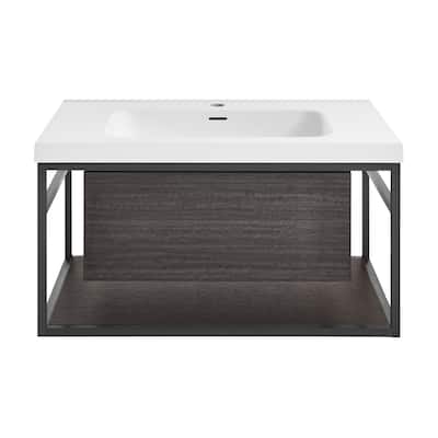 Swiss Madison SM-BV330 Claire 19" Wall Mounted Single Basin Vanity Set
