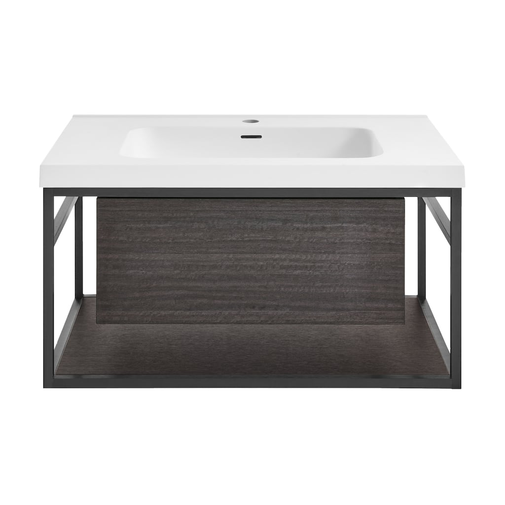 Swiss Madison SM-BV330 Claire 19" Wall Mounted Single Basin Vanity Set