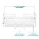 preview thumbnail 7 of 11, Dream On Me Portland 3 In 1 Convertible Toddler Bed in White