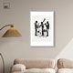 preview thumbnail 10 of 60, Bebop II Black Art Canvas Print by Art Remedy