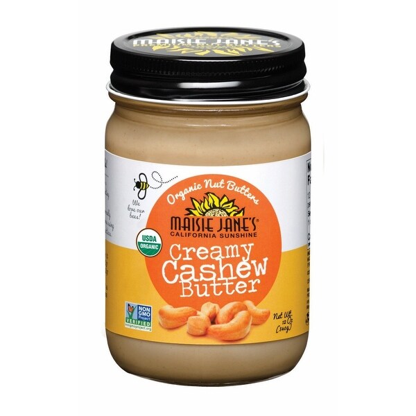 Maisie Jane's Cashew Butter - Case of 12 - 12 oz.