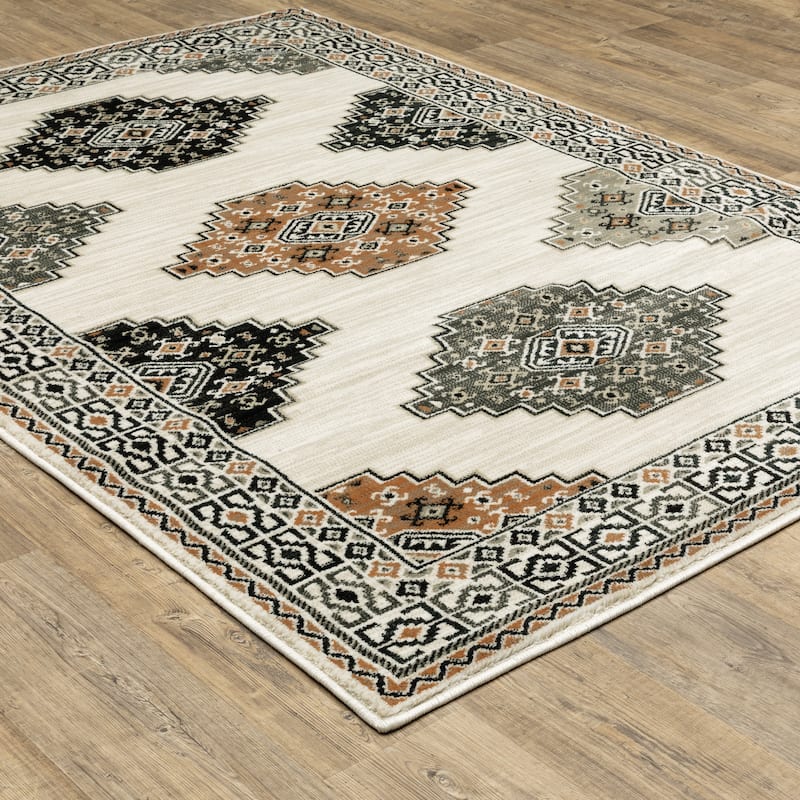 Style Haven Pegg Tribal Medallion Oasis Area Rug