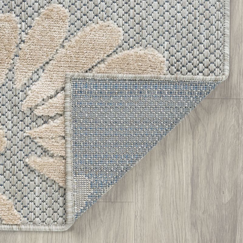 Origin Coastal Floral Indoor/Outdoor Area Rug