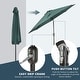 preview thumbnail 69 of 142, Holme 9-foot Steel Market Patio Umbrella with Tilt-and-Crank