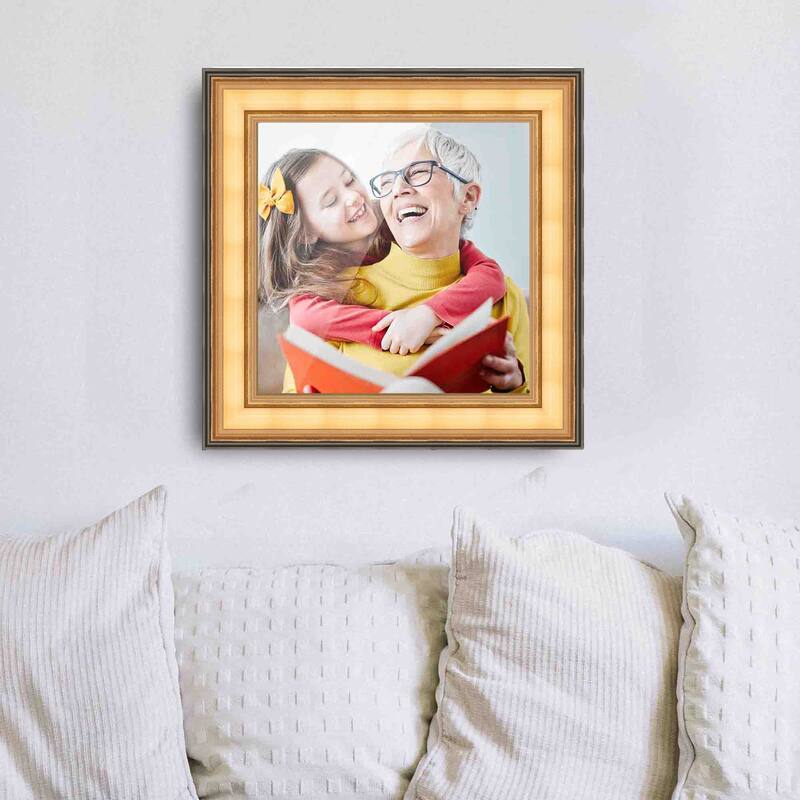 21x11 Frame Gold Plein Aire Solid Wood Picture Frame Width 2 Inches |