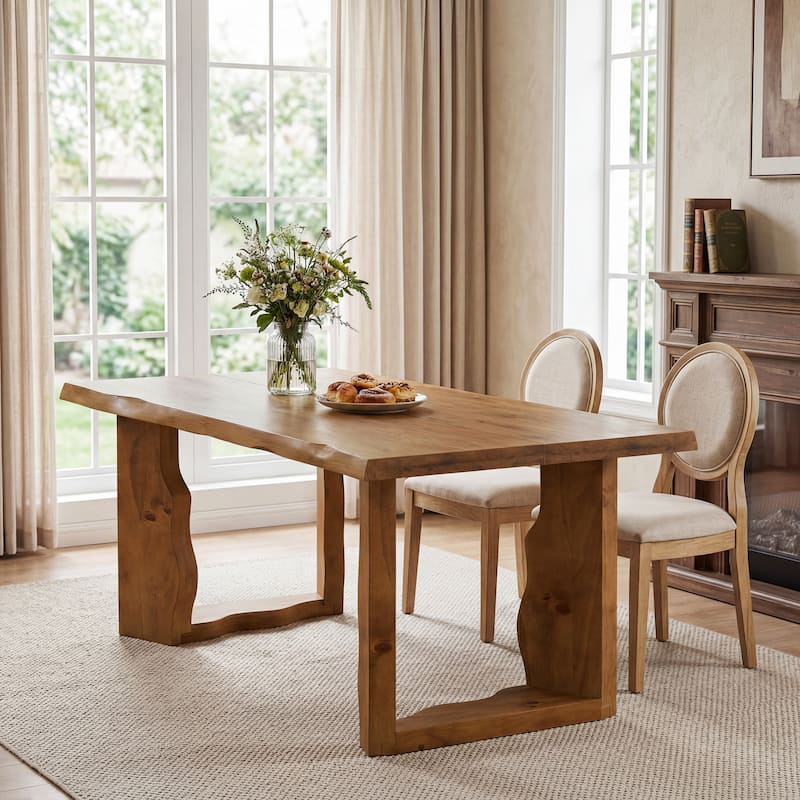 Rustic Kitchen Table For 4-6 Person