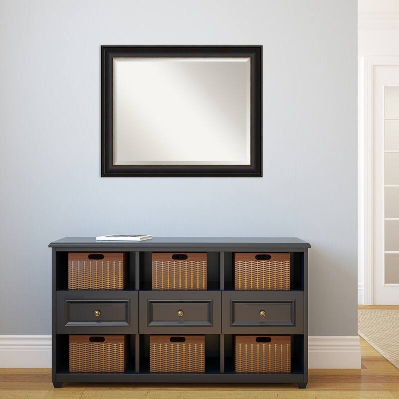 Beveled Wall Mirror - Trio Oil Rubbed Bronze Frame
