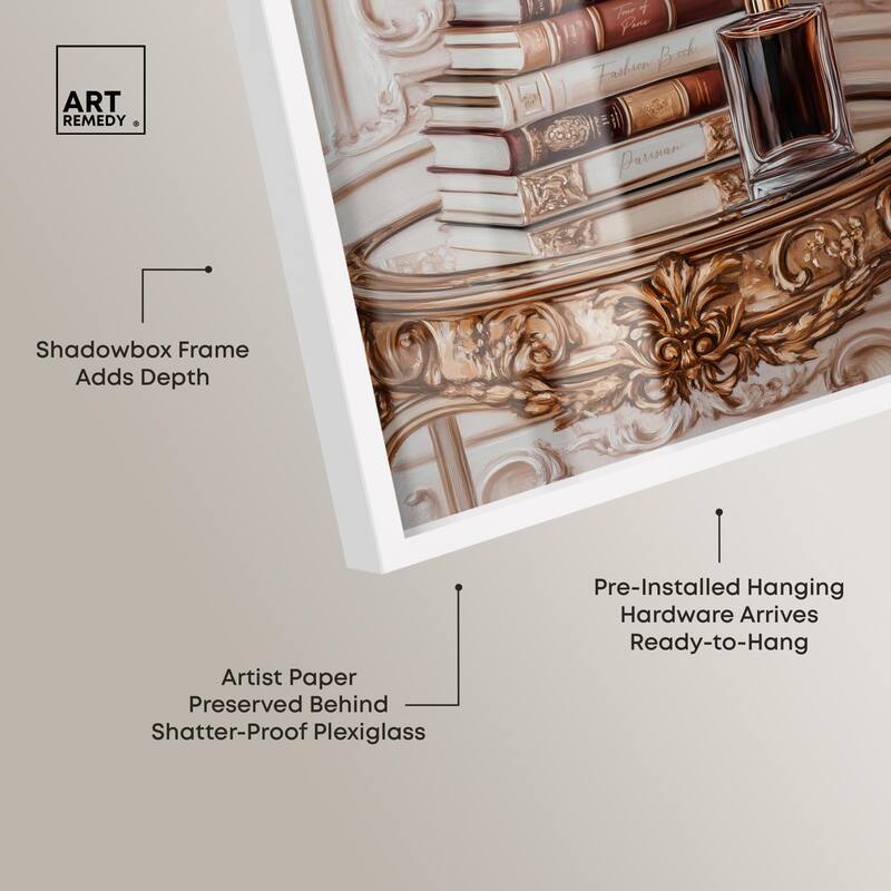 Lovely Mirror Glam Books Shadowbox by Art Remedy