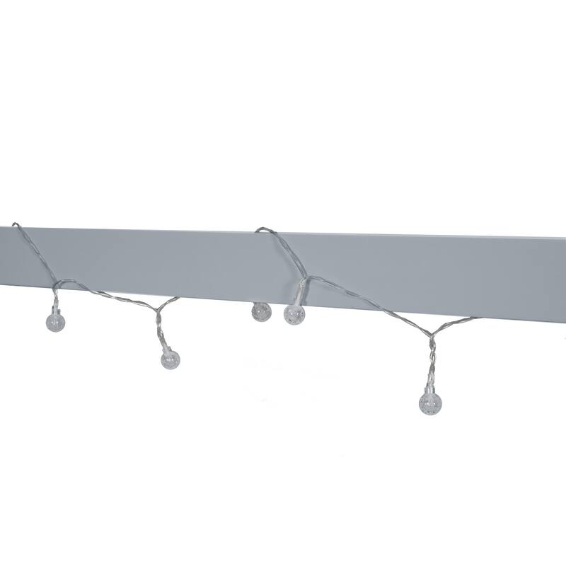 Full Size Wood House Bed With Window And Fence