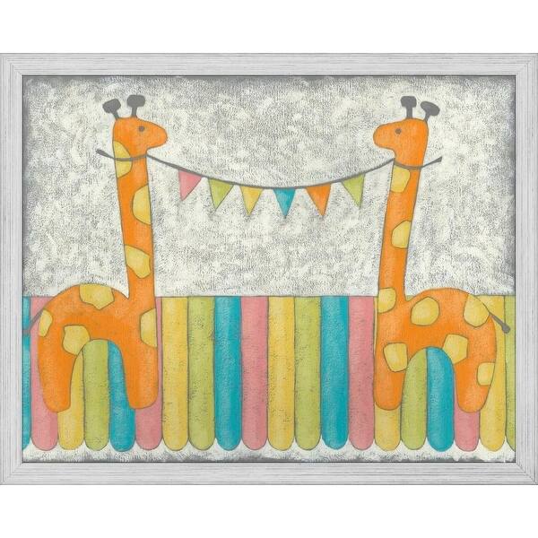 Shop Easy Art Prints Chariklia Zarris S Carnival Giraffes