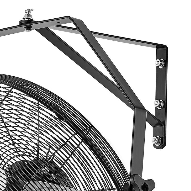 20 Inch Industrial Wall Mount Fan 3 Speed 4650 CFM for Garage Workshop