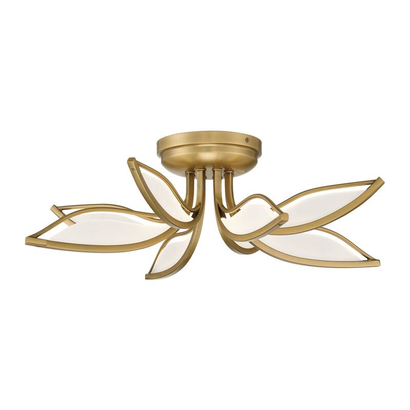 Minka Lavery 5655-L Papilio 21" Wide Semi-Flush Ceiling Fixture - Legacy Brass