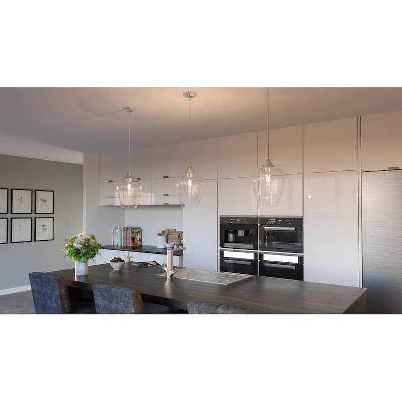 Towne 1-Light Mini Pendant in Brushed Nickel