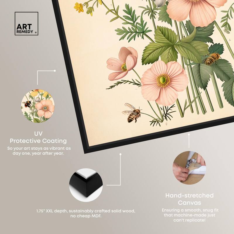 Pollinator Portrait I Canvas by Art Remedy