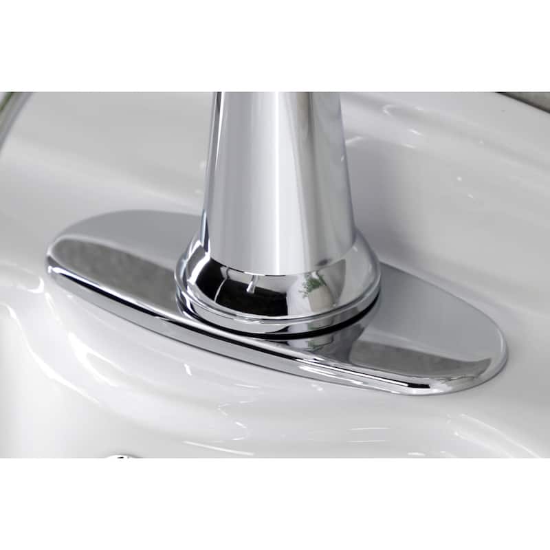 Kingston Brass KSD154KL.P Nautical 1.2 GPM Deck Mounted Single Hole