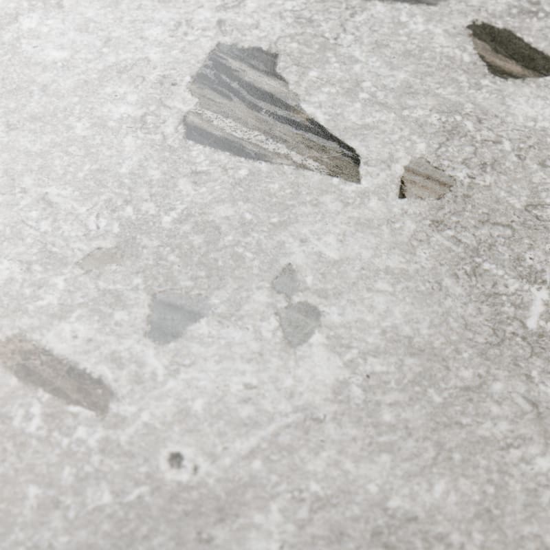 Merola Tile Sonar Hex Silver 8-5/8" x 9-7/8" Porcelain Floor and Wall Tile