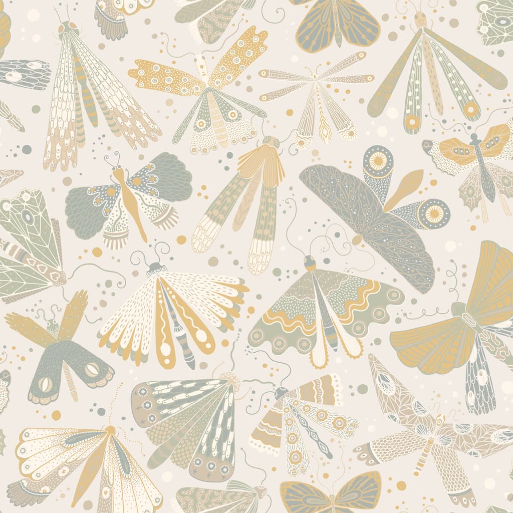 A-Street Prints Flyga Light Blue Bonanza Wallpaper