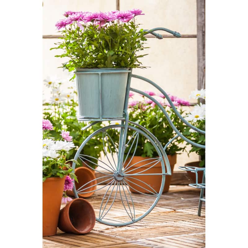 Large Bicycle Metal Planter