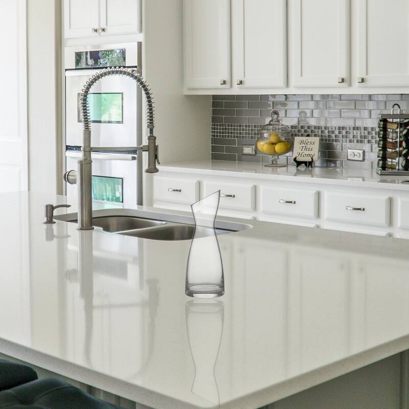 Nambe Skye Crystal Clear Glass Carafe - 36 oz