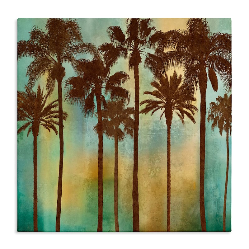 Stupell Looming Palms on Gradient Canvas Wall Art Design By John Seba - 36 x 36