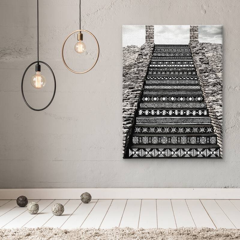 Global Climb by Belle Maison Canvas Art Print