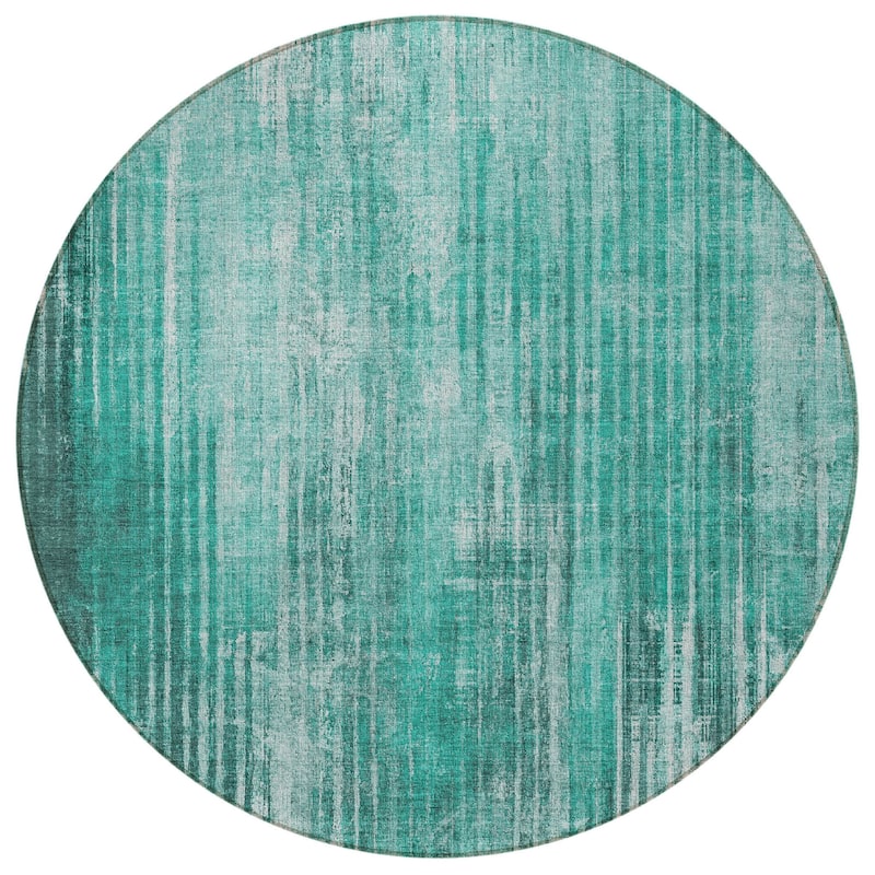 HomeRoots Striped Transitional Rectangle Outdoor Rug