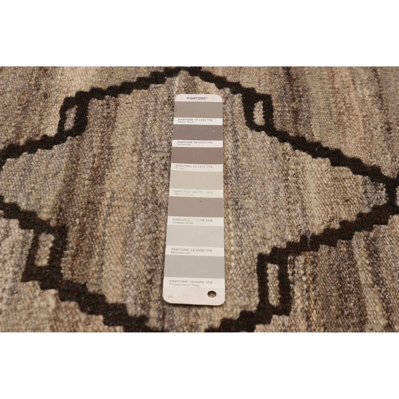 Sivas Taupe Kilim 5'11" x 8'4" - 5'11 x 8'4