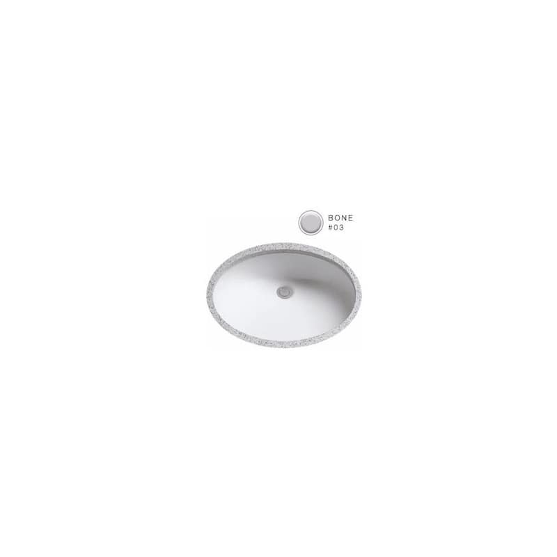 TOTO Rendezvous 17" Undermount Bathroom Sink with Overflow and
