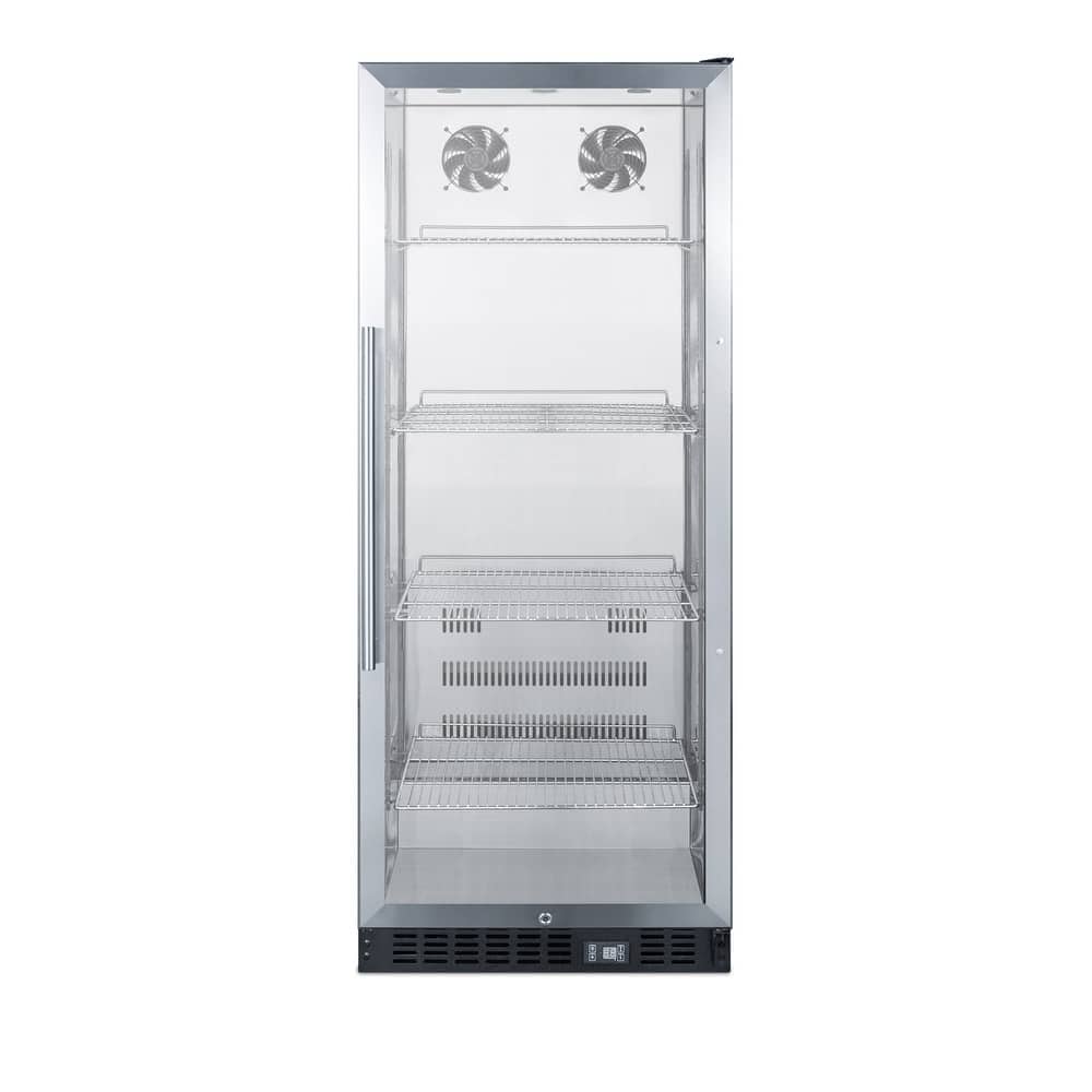 Summit SCR1156C 24" Wide 11 Cu. Ft. Beverage Cooler with Adjustable