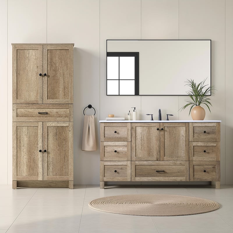 Fresco 24-28 Inch Bath Storage Cabinet