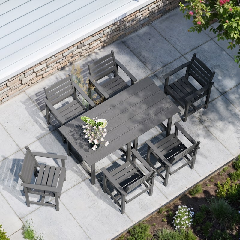Outdoor Dining Table 2-in-1 Modular Table
