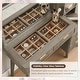preview thumbnail 29 of 35, Modern Makeup Vanity Desk with HD Lighted Mirror, Dressing Table