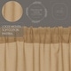 preview thumbnail 3 of 28, Tobacco Cloth Fringed Valance 16" x 72" - Merlot