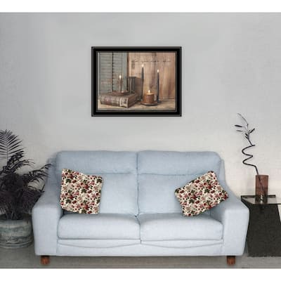 TrendyDecor4U Traditional "Let Your Light Shine" Framed Print Wall Art by Billy Jacobs
