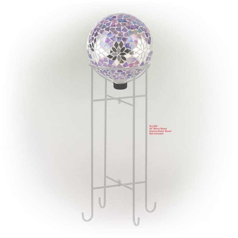 10 Inch Gazing Globe Shinning Purple